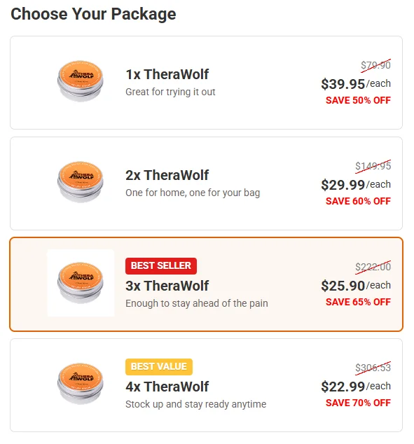 Therawolf Relief Balm Buy